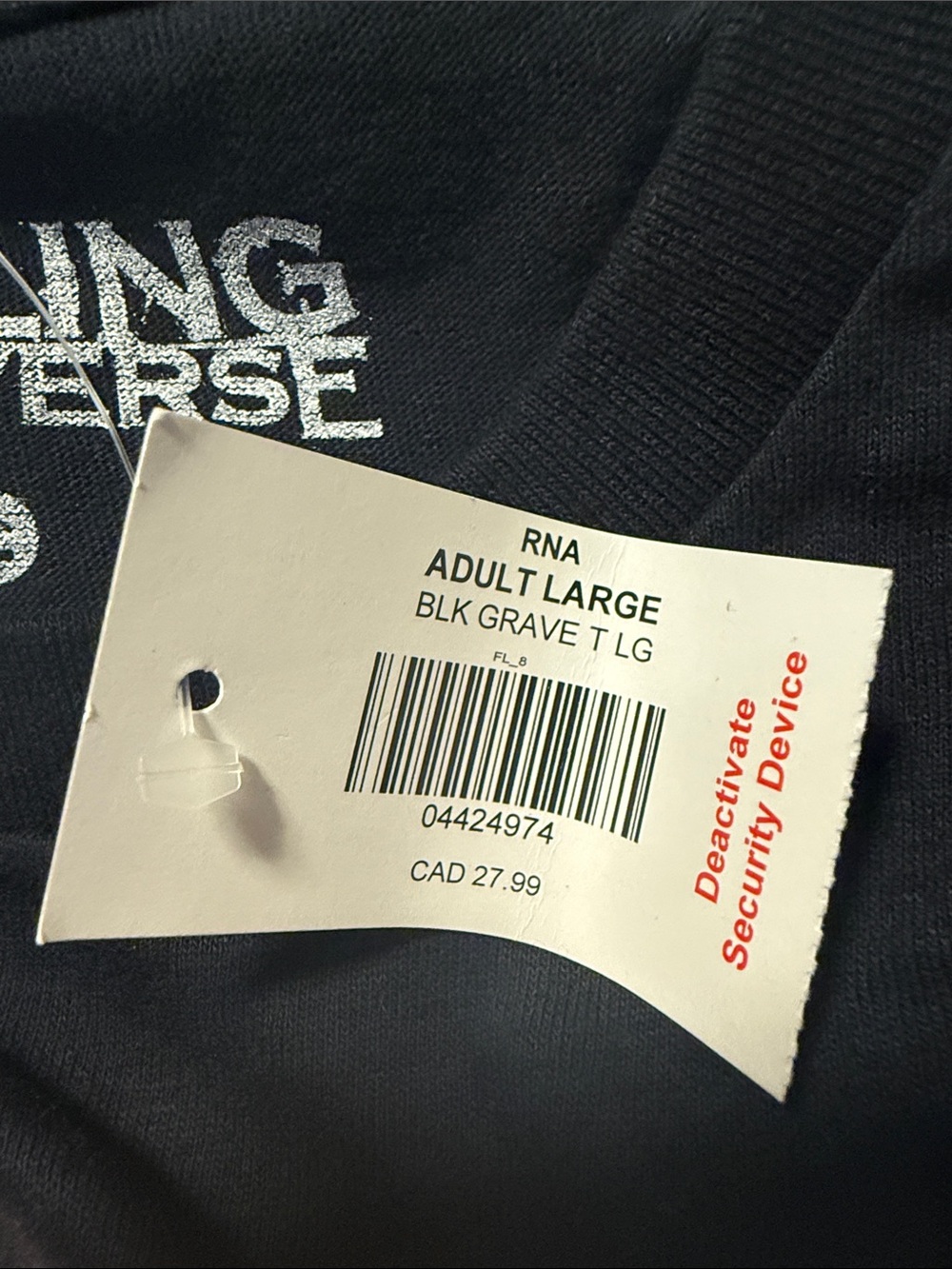 Falling In Reverse Tee, Size L NWT - Picture 3 of 3